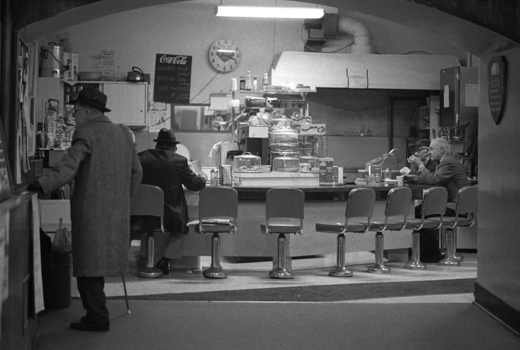 Commodore Lanes, Lunch Counter, 1973