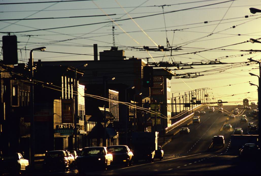 Granville Street Bridge, 1975