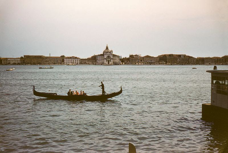 On the Grand Canal, Venice, 1950s