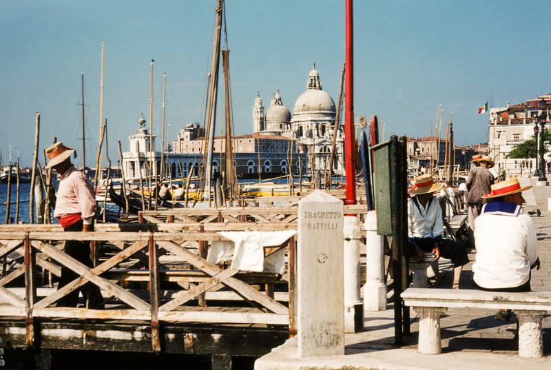 Riva degli Schiavoni, Venice, 1950s