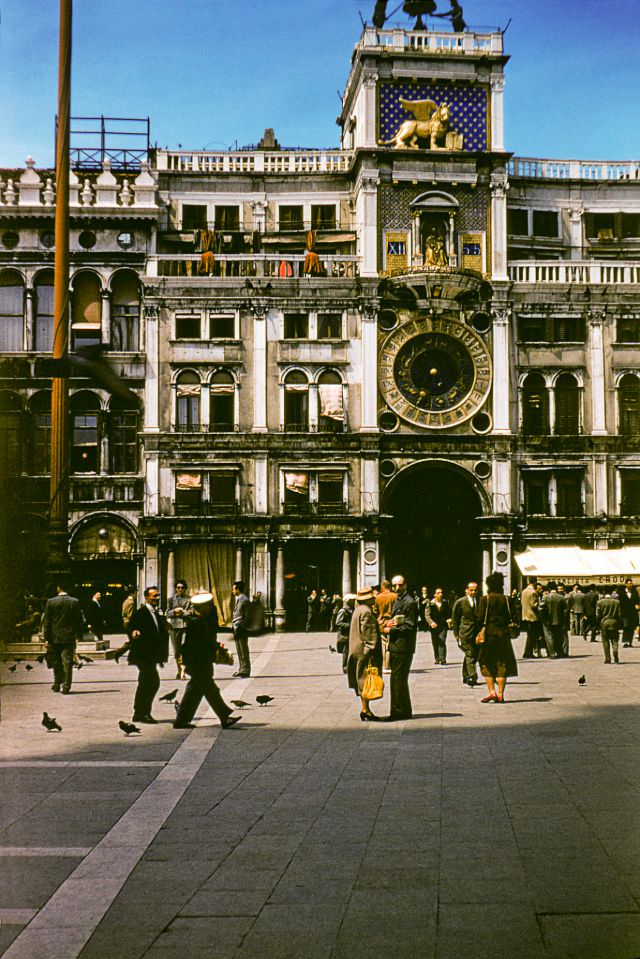 St Mark’s Square, Venice, 1950s