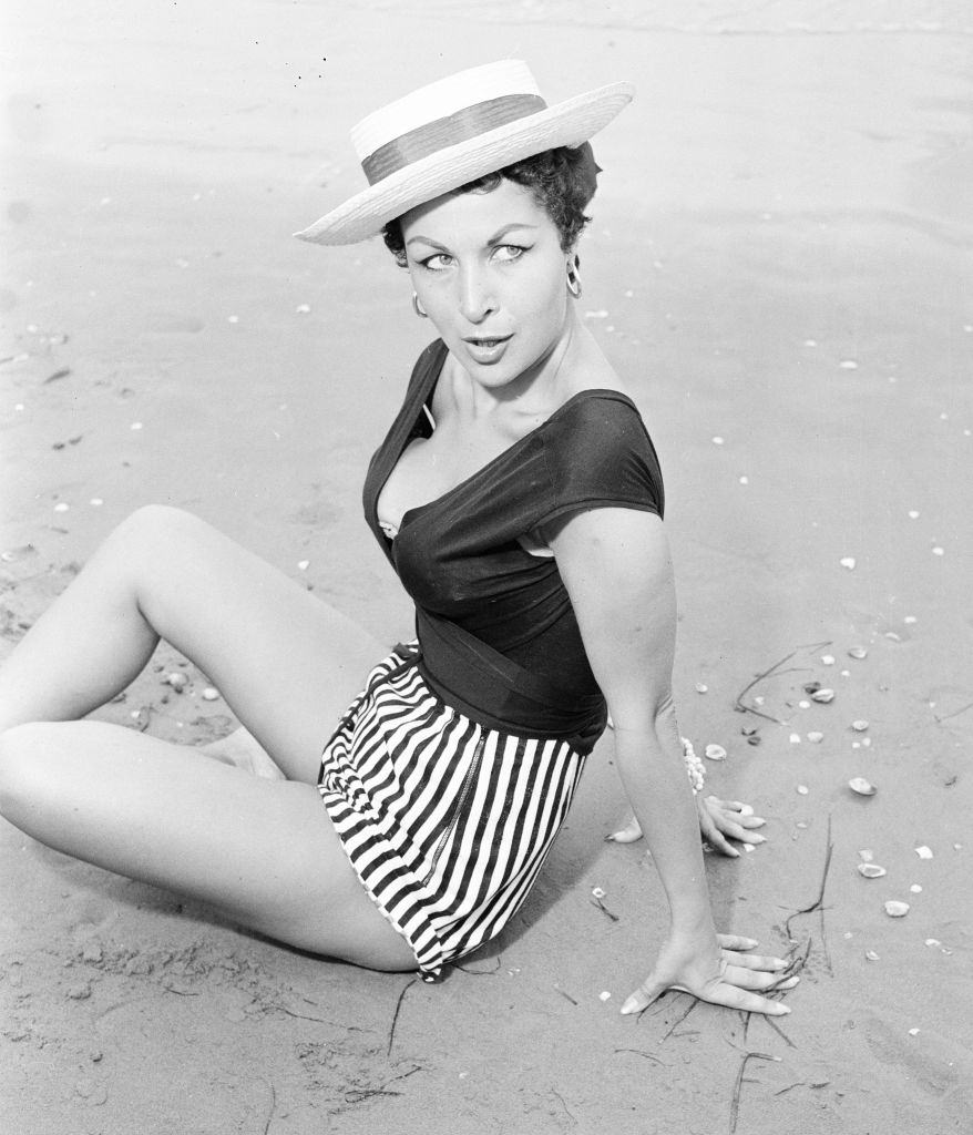 Italian actress Silvia De Vietri at 1956 Venice Film Festival.