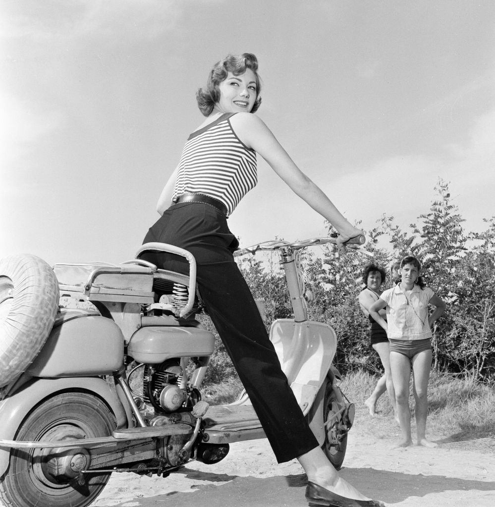 Italian actress Sylva Koscina at 1956 Venice Film Festival.