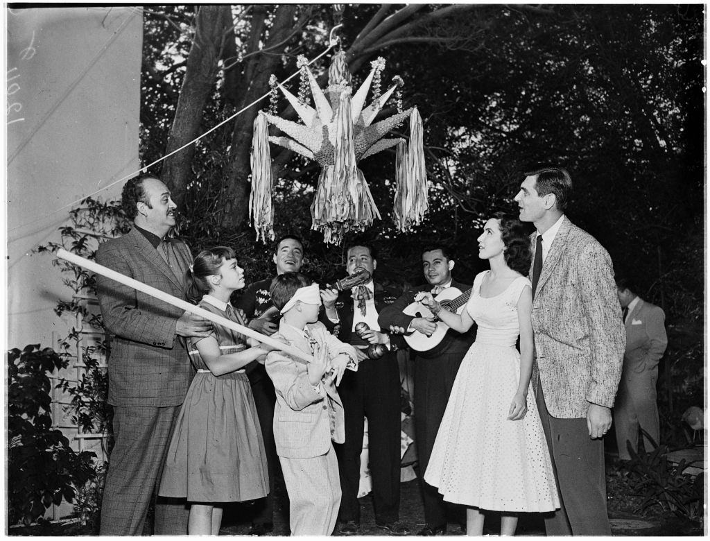 TV show 'Let's Take a Trip' rehearsal of festival La Posada, 8 December 1956.