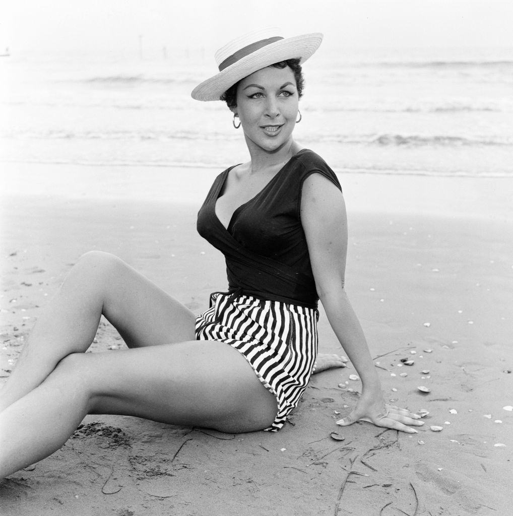 Italian actress Silvia De Vietri, 1956 Venice Film Festival, Italy