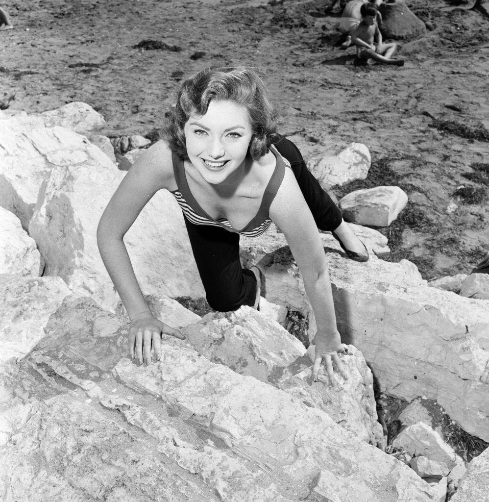 Italian actress Sylva Koscina at 1956 Venice Film Festival.
