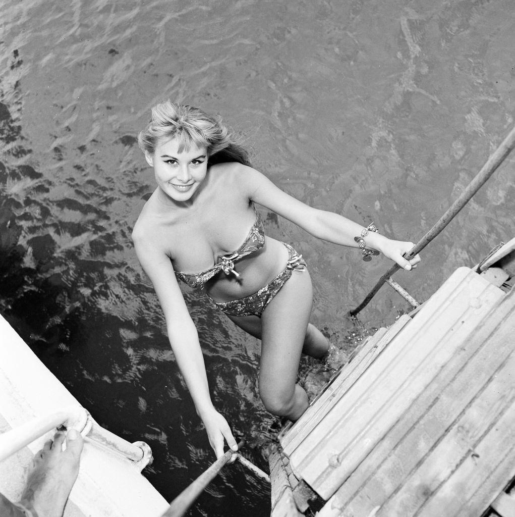 Actress Marisa Allasio, 1956 Venice Film Festival, Italy