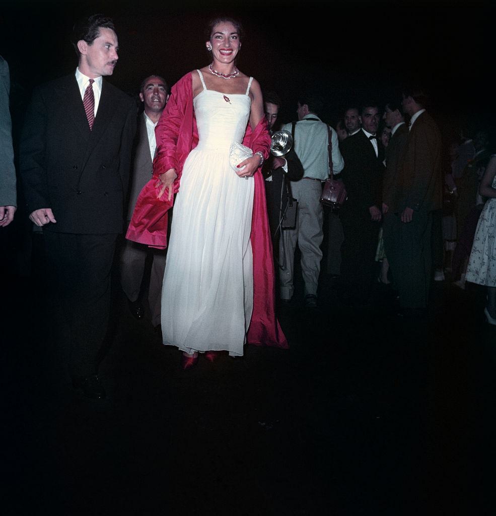 Elsa Martinelli, Italian actress arriving at International Film Festival at Venice, Italy.