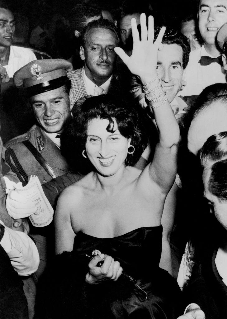 Maria Callas at the La Mostra film festival in Venice, Italy, August 28, 1956.