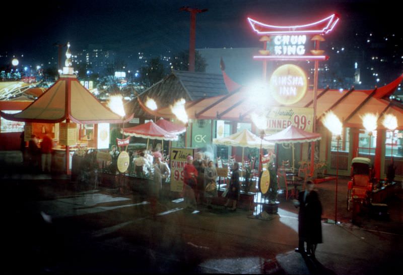 Chun King Chinese food stand on the World's Fair grounds during the 1962 World's Fair