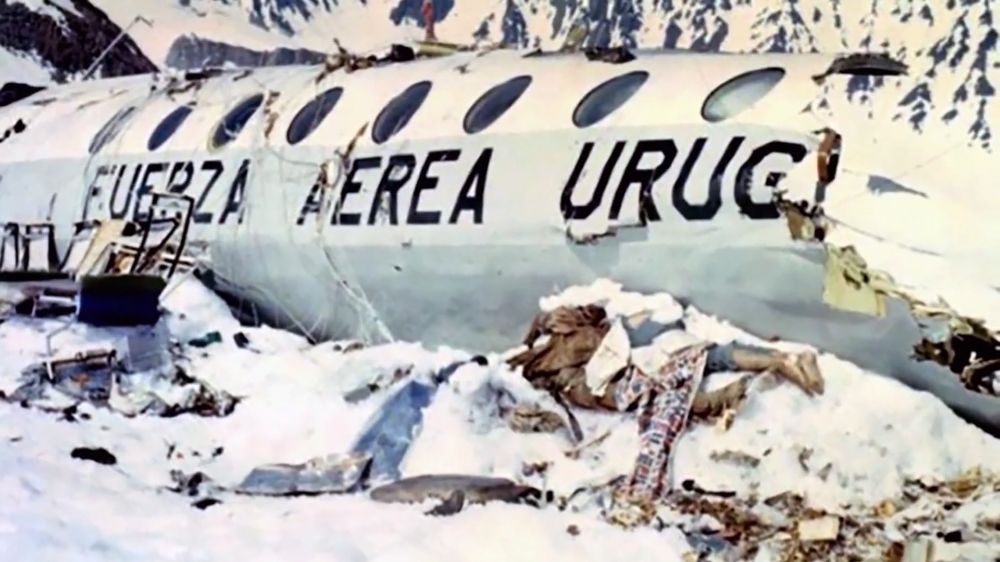 Fuselage of Air Force Flight 571 that crashed in the Andes in 1972.
