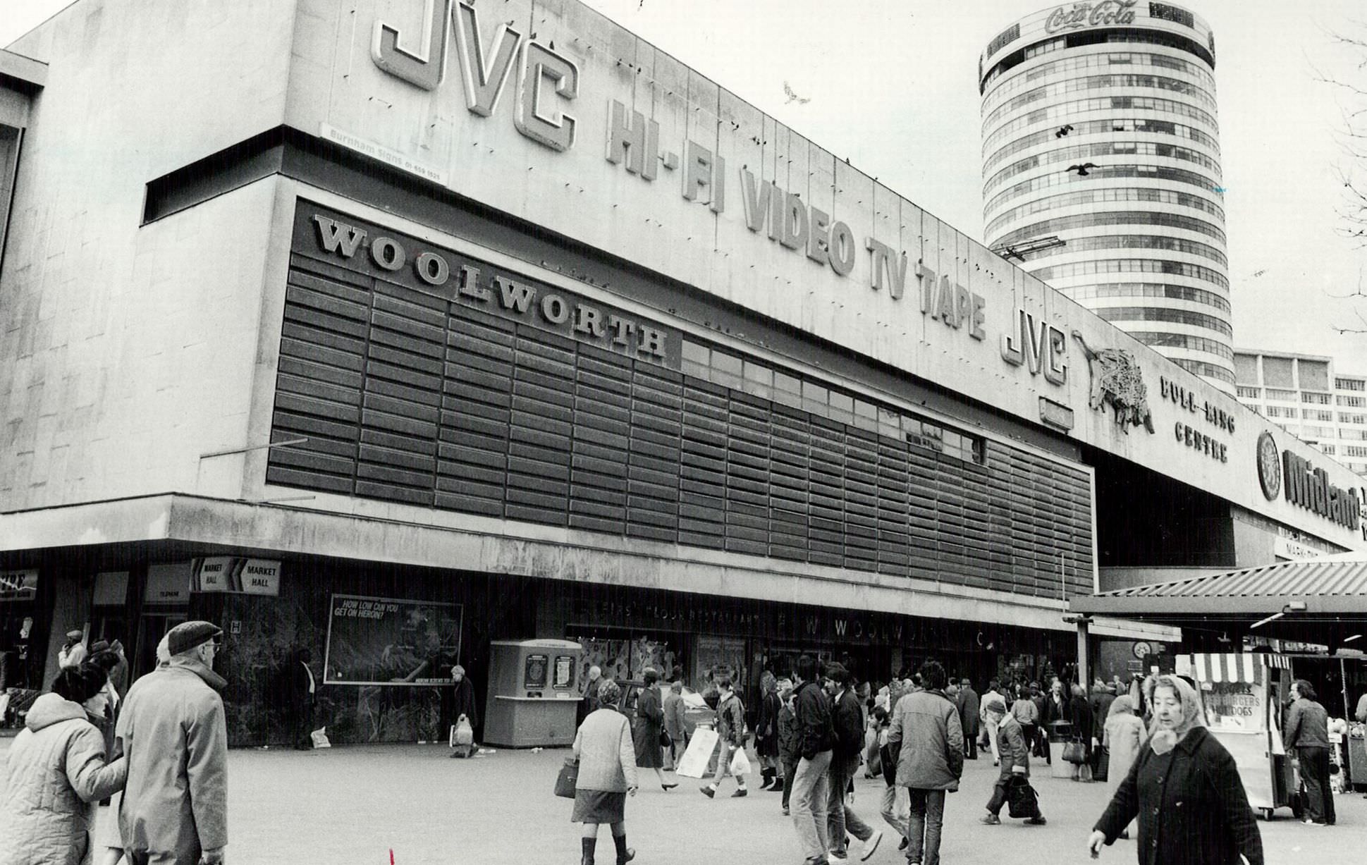 The Woolworth store in the Bull Ring 27th March1986.