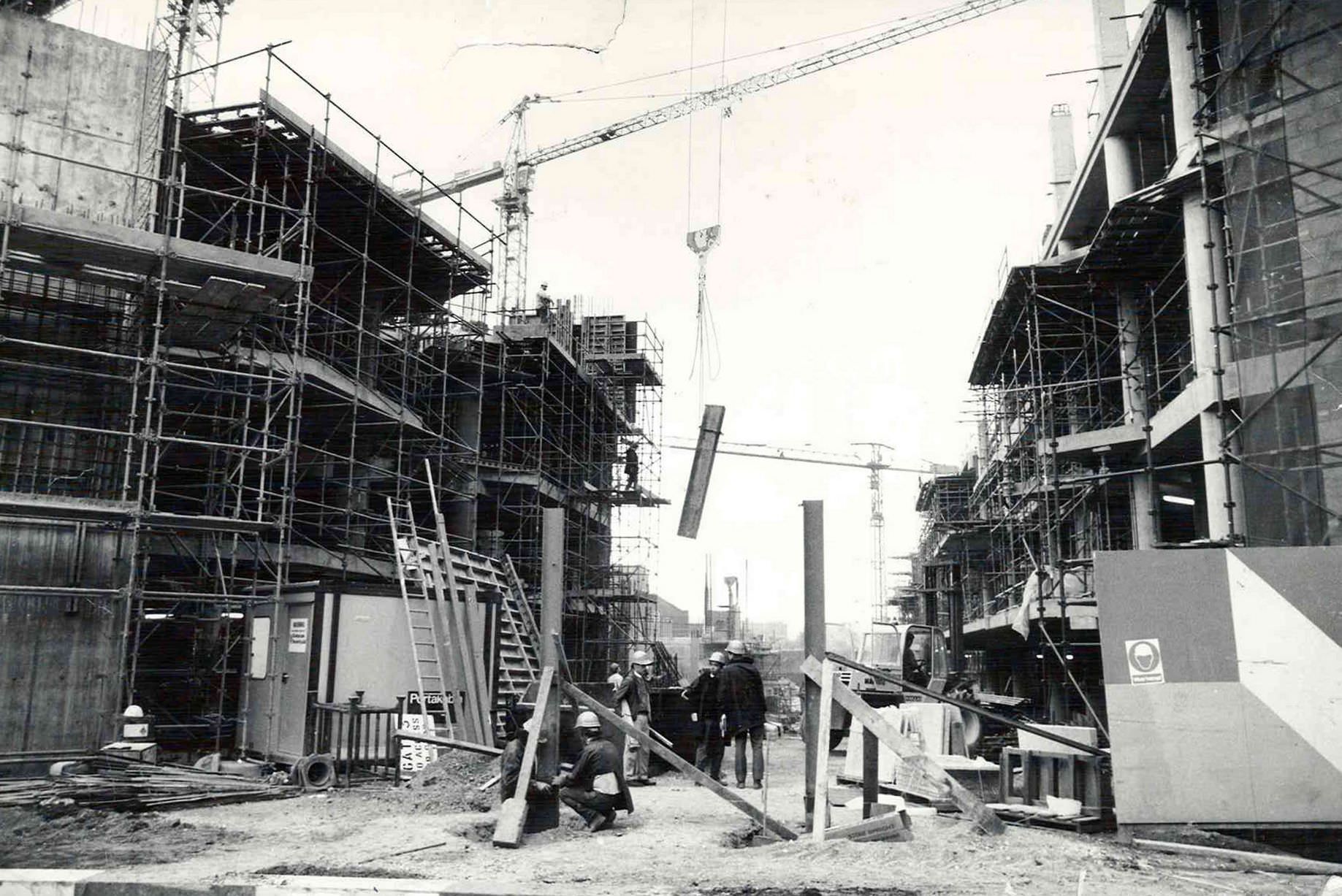 ICC under construction, 4th October 1988.