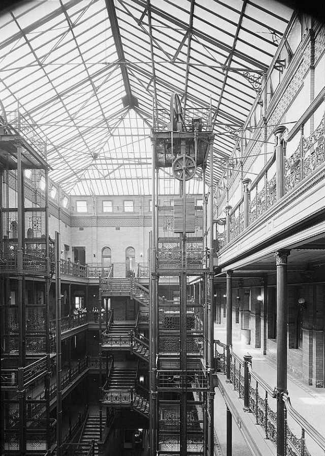 The Bradbury Building: A look inside into the Oldest Commercial Building in Downtown Los Angeles When it opened