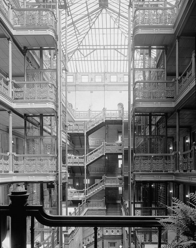 The Bradbury Building: A look inside into the Oldest Commercial Building in Downtown Los Angeles When it opened