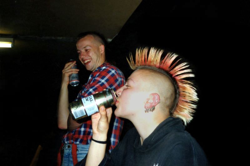 Special Brew in the basement room next to the Heart and Hand, North Street, 1994