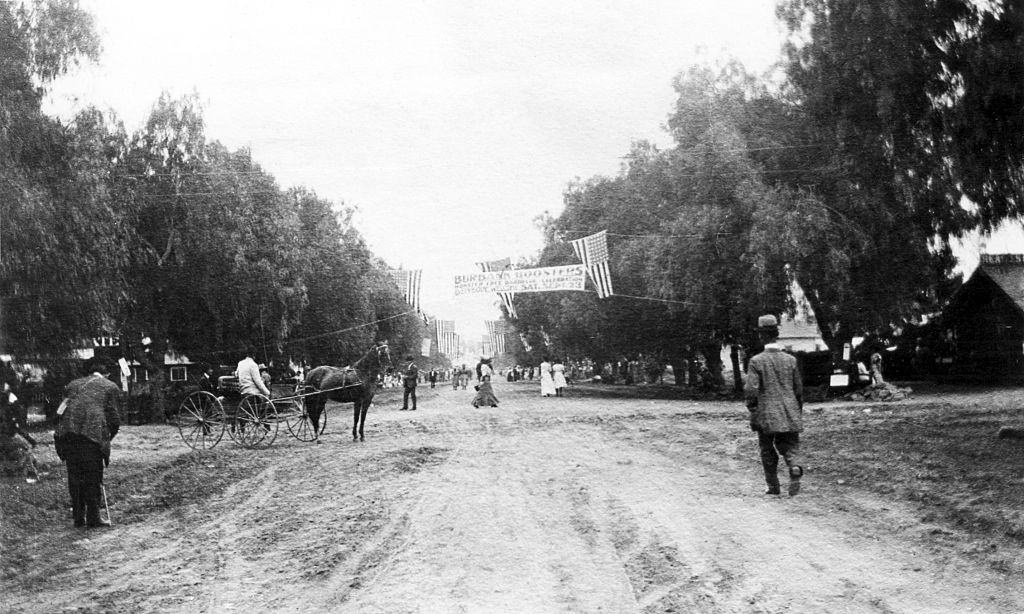Olive Street, Burbank, 1890s.