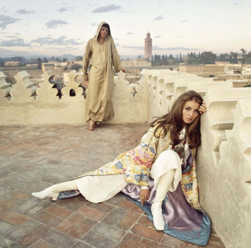 John Paul Getty Jr. and his wife Talitha Getty, 1969