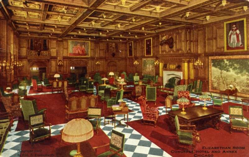 Elizabethan Room, Congress Hotel and Annex, Chicago