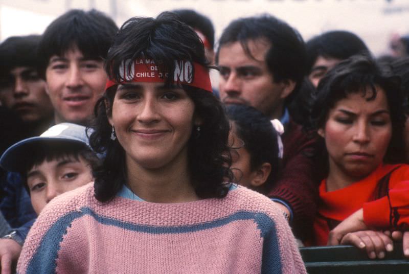 Acto por el No, Santiago, 1988