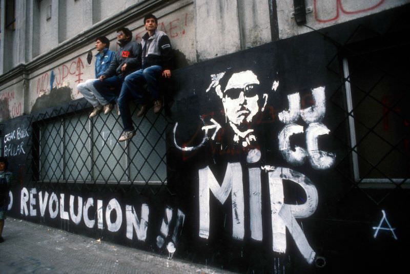 NO rally, Santiago, 1988