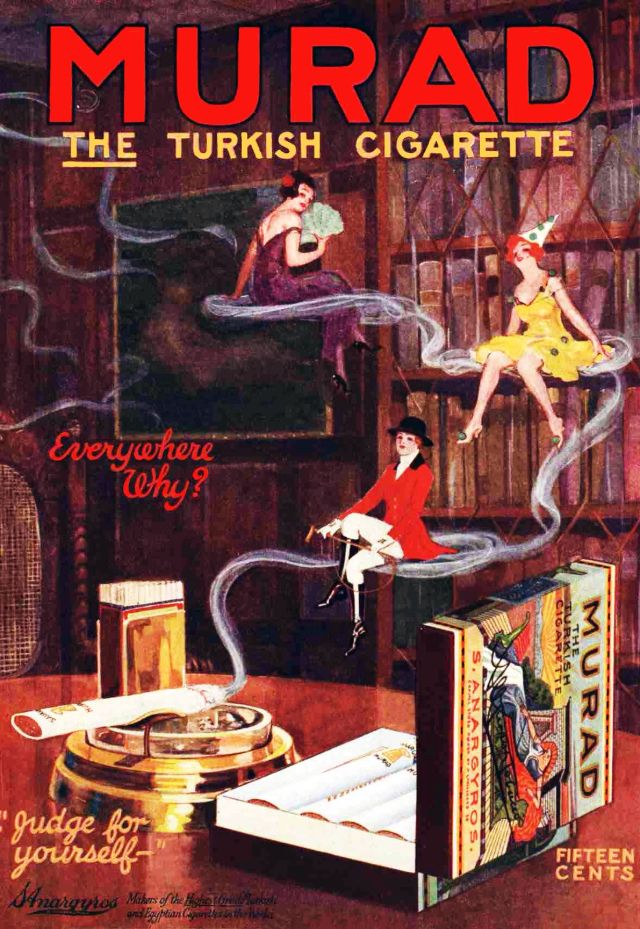 Murad, The Turkish Cigarette, "Everywhere... Why?", 1920s