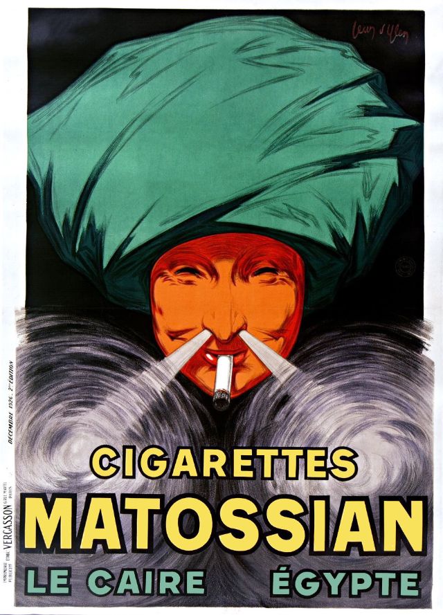Cigarettes Matossian Le Caire Égypte, 1926