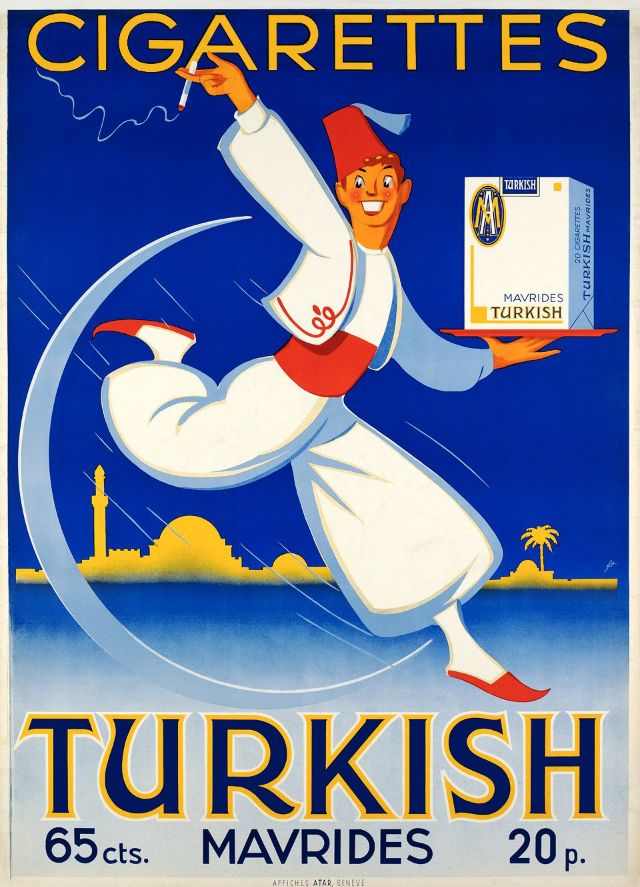 Cigarettes Turkish, 1937