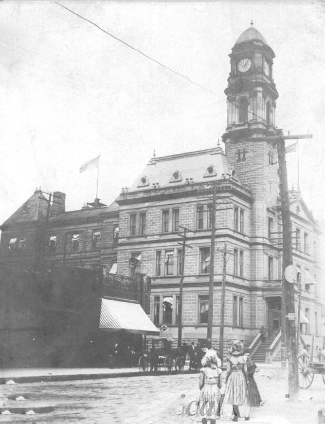 Post Office, Commerce & Ervay Sts., May 1901