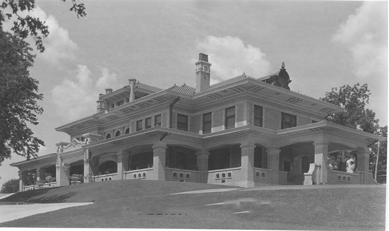 Edw. Tennison house, NW corner of Cedar Springs and Dewey Ave, 1910