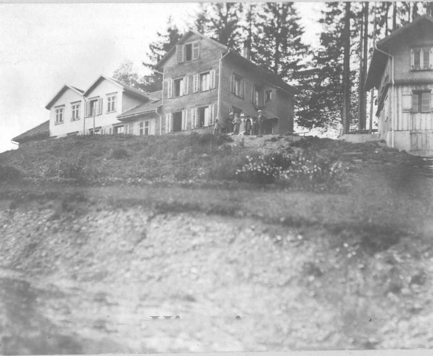 On peak of Mt. Bachtel, July 1901