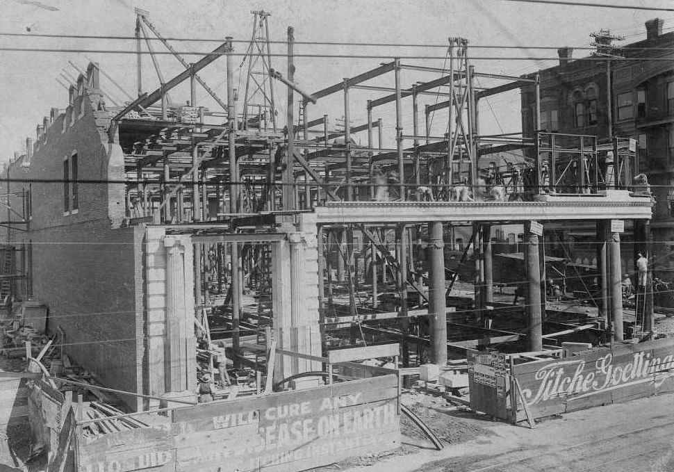 The Wilson Building Under Construction, 1902