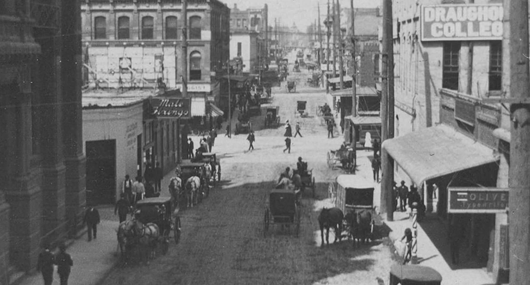 Akard Street, 1906