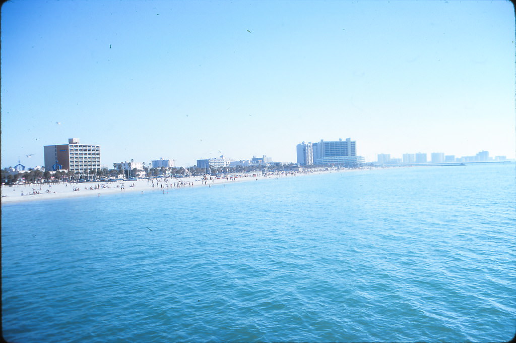 View from Clearwater Beach Pier, Florida, 1990s