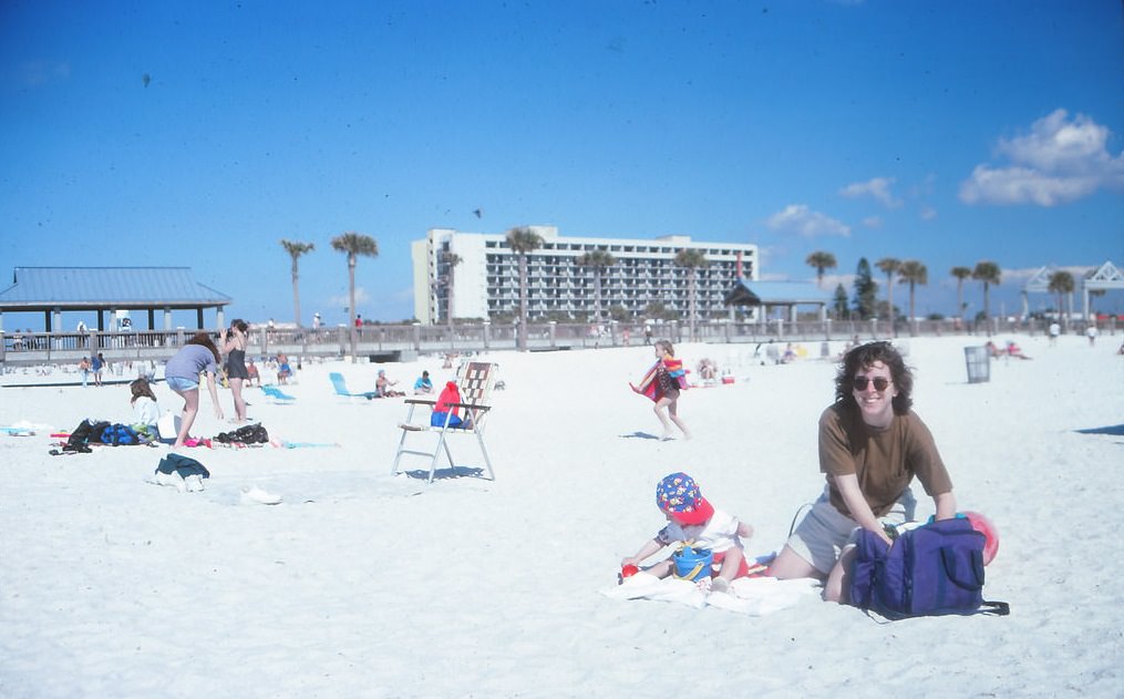 Ian & Mary Anne at Clearwater Beach, Florida, 1990s