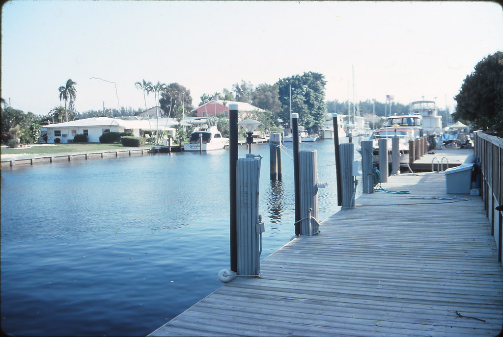 Canal in Ft Lauderdale, Florida, 1996