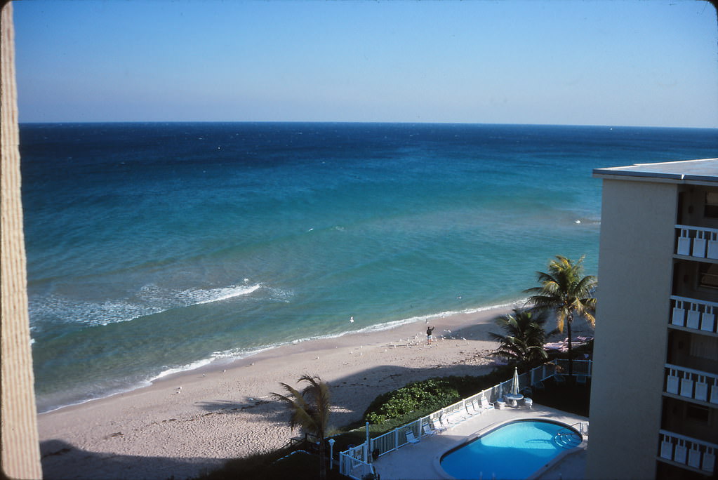View from a Hillsborough Beach Condo, Florida, 1996