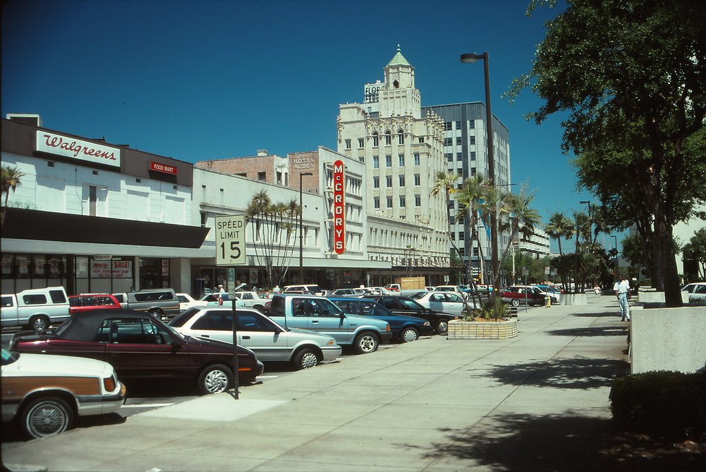 Central Avenue, downtown St Petersburg, Florida, 1993