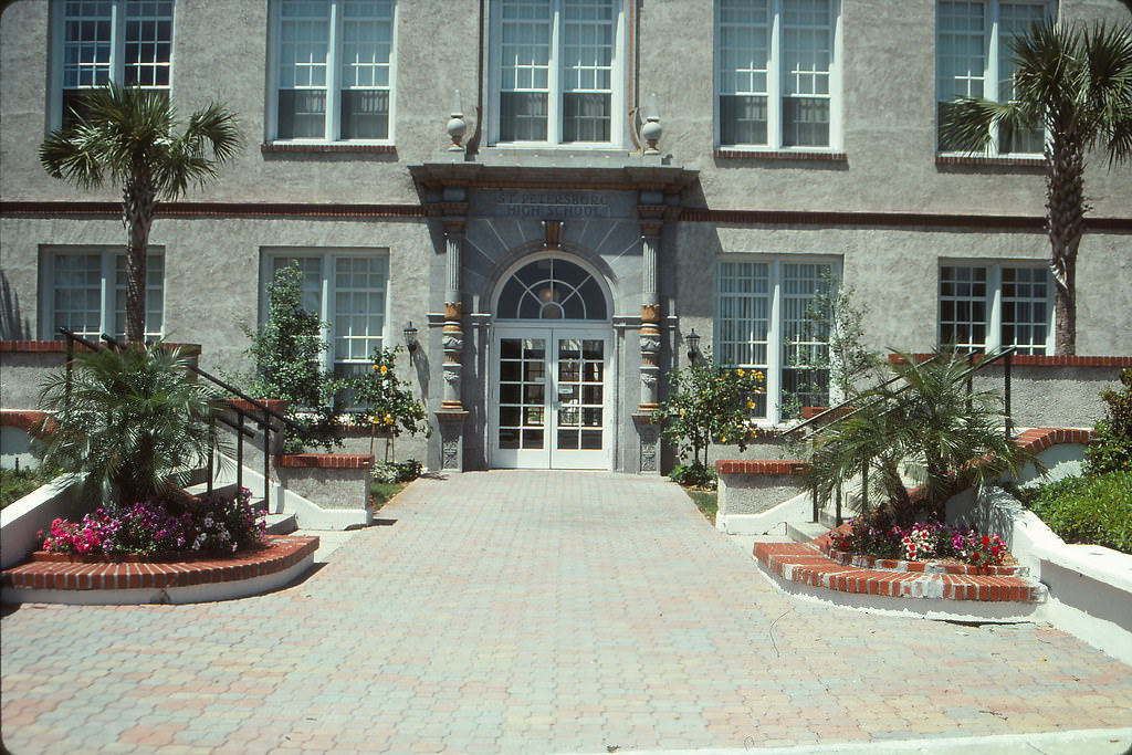 St Petersburg High School, Mirror Lake Drive, St Petersburg, Florida, 1993