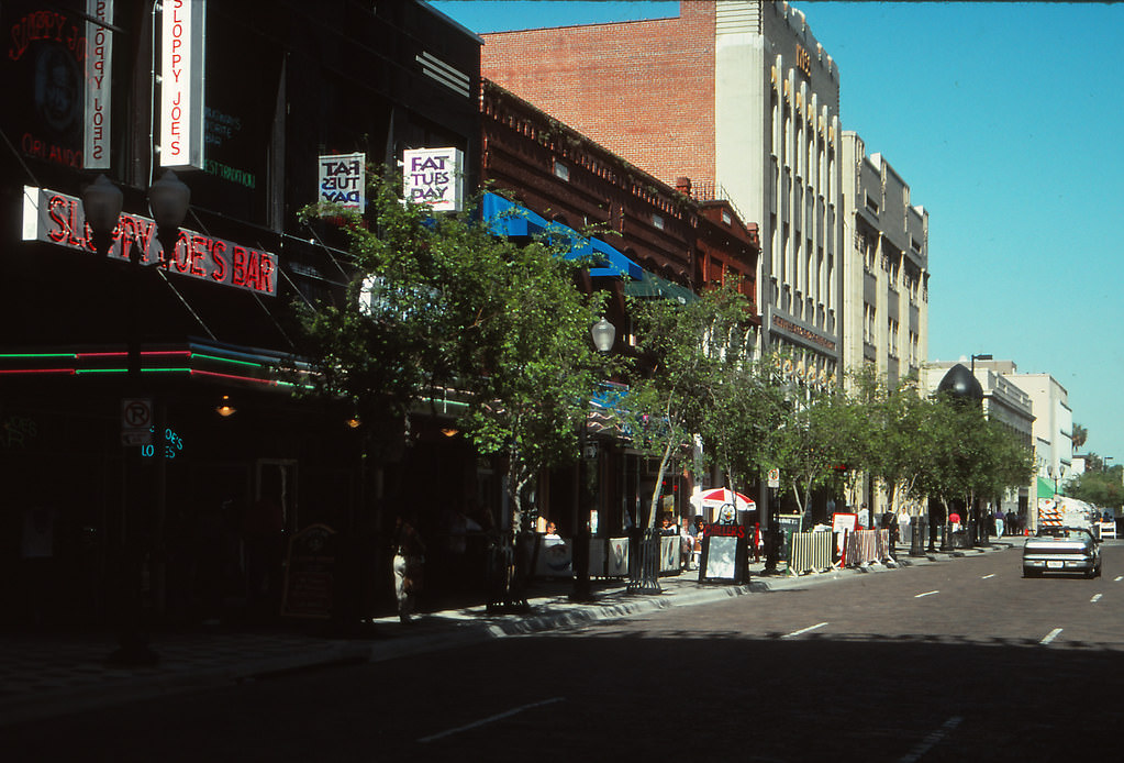 Orange Avenue, downtown Orlando, Florida, 1990s