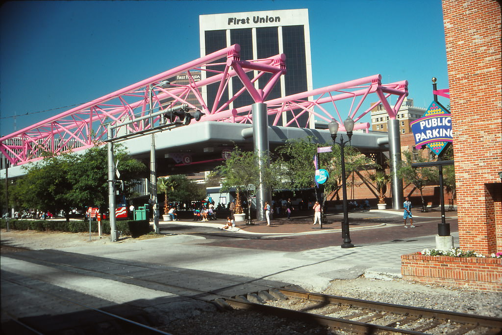 Bus-Transit Station, Downtown Orlando, Florida, 1990s