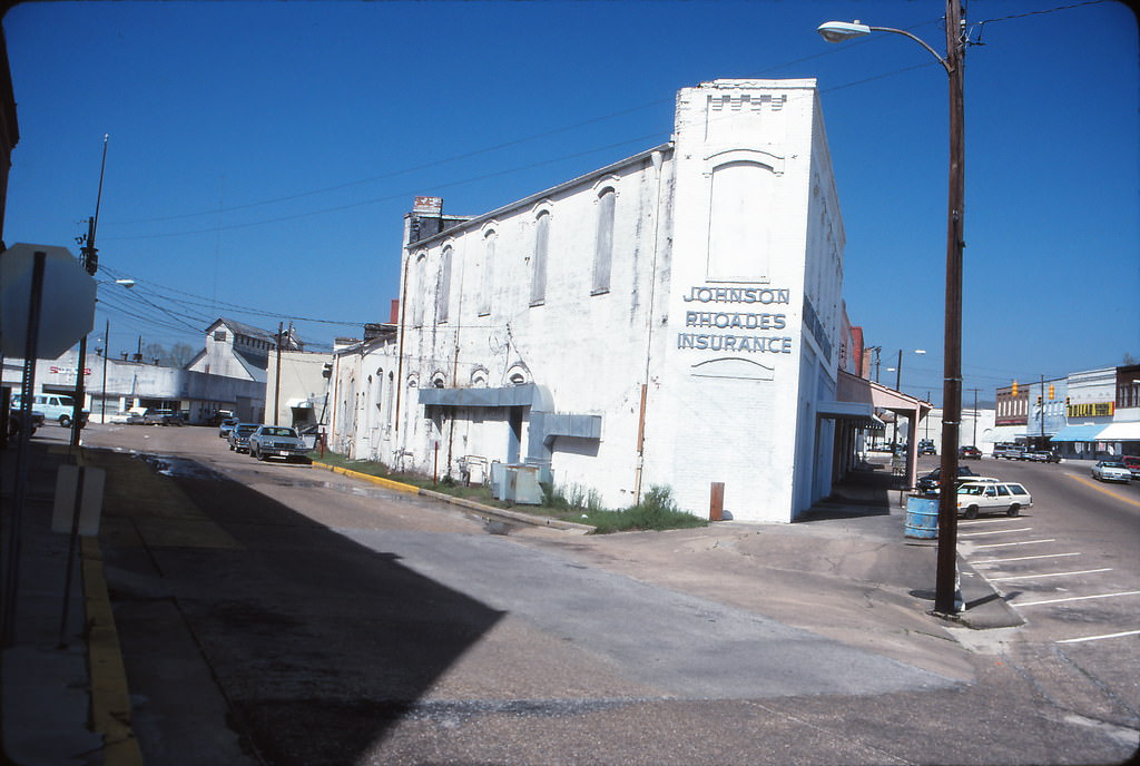 Wall Street and 5th Avenue, Florala, Alabama, March 1992