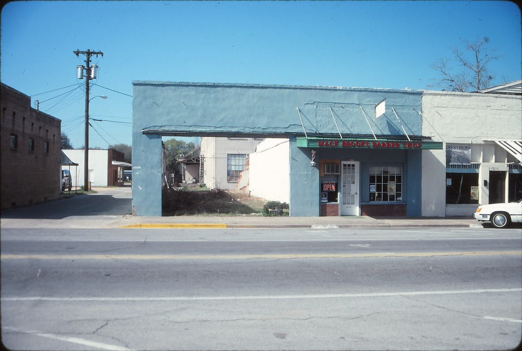 Vacant storefront, Crestview, Florida, 1990s