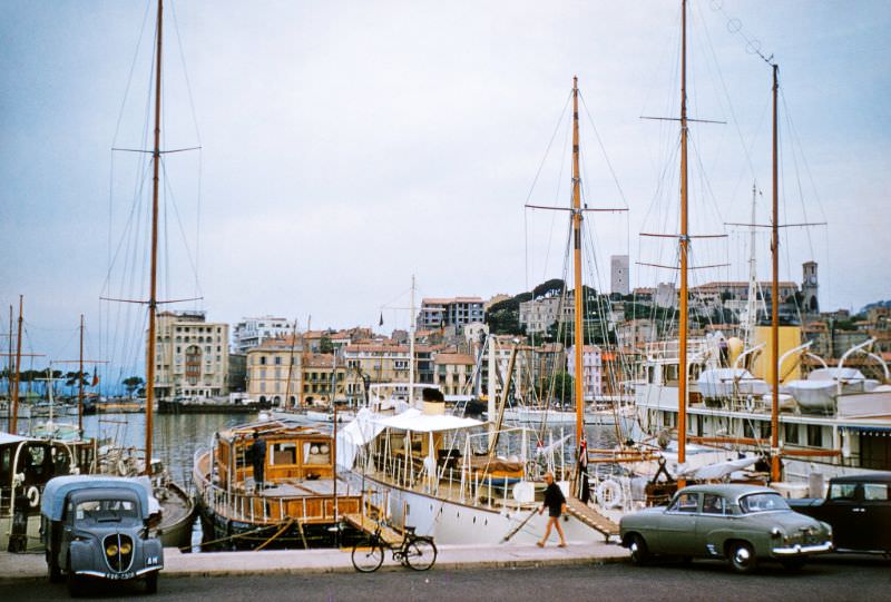 View from Jette Albert Edouard, Cannes, 1956