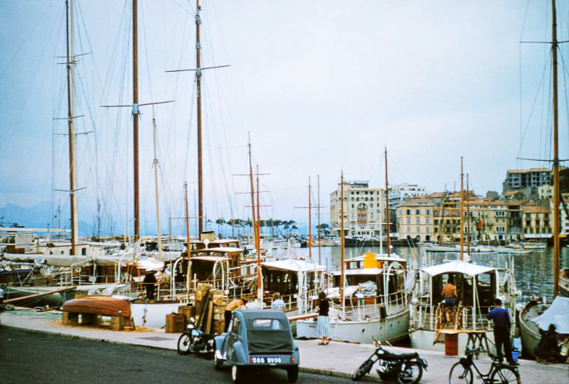 View from Jette Albert Edouard, Cannes, 1956