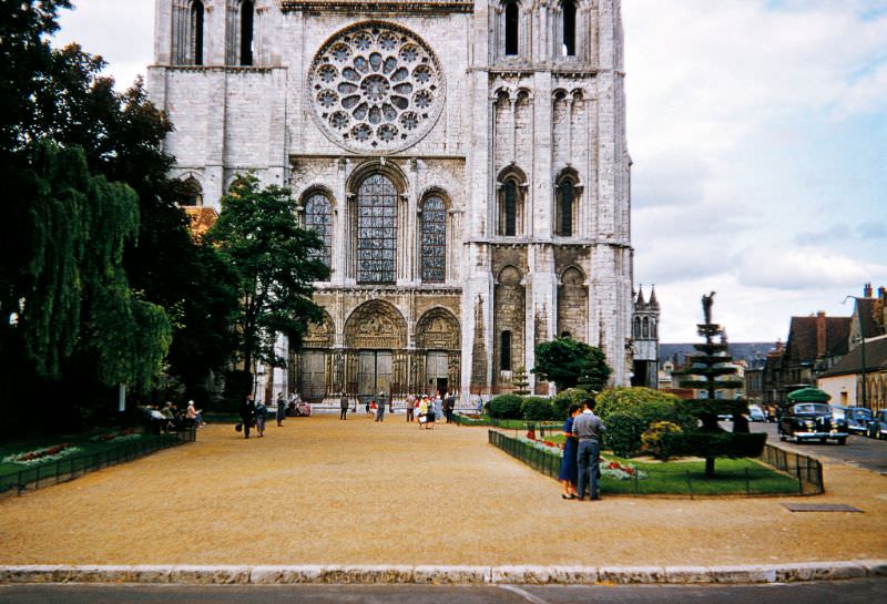 Chartres Cathedral (Cathédrale Notre-Dame de Chartres), Cannes, 1956
