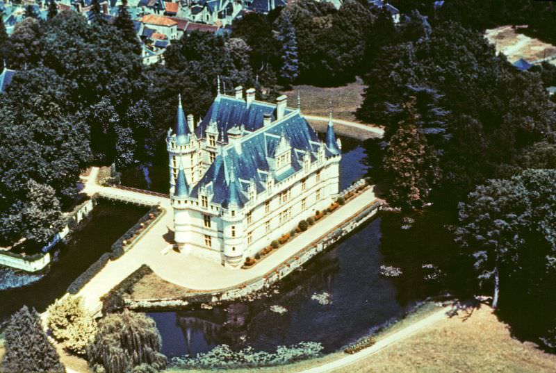 Château Azay le Rideau, Loire Valley, 1950s