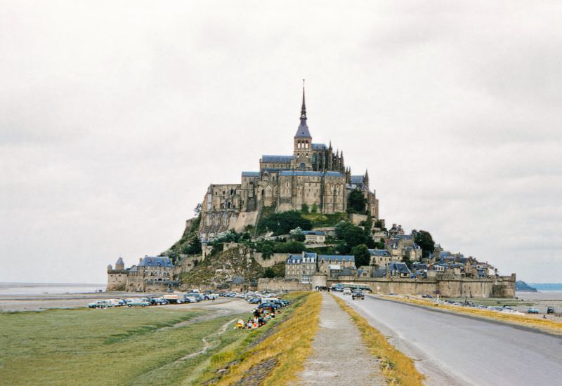 Mont St Michel, France, 1958