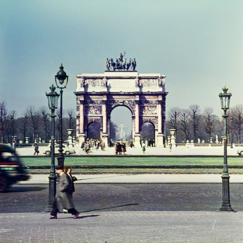 Arc de Triomphe du Carrousel, Paris, 1950s
