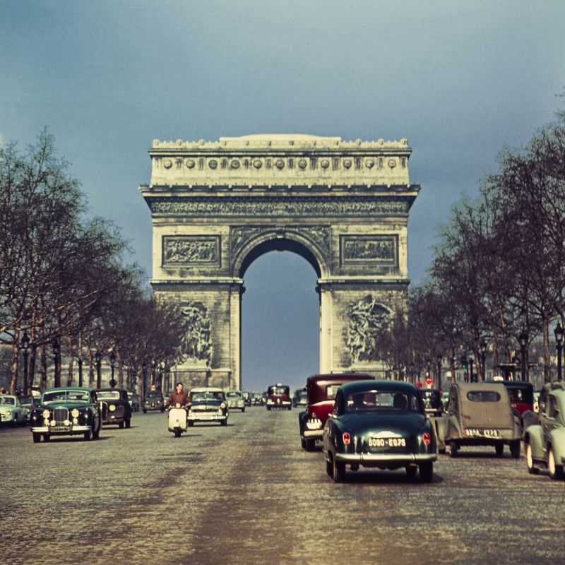 Arc de Triomphe, Paris, 1950s
